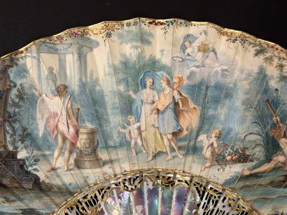 Antique wedding, Europe, circa 1840 
Folded...