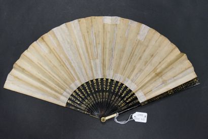 Two fans, Europe, circa 1780-1800

*The first,...