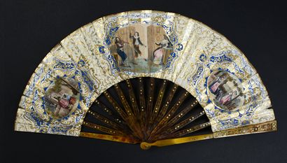 Spanish dance, France, circa 1830 
Folded...