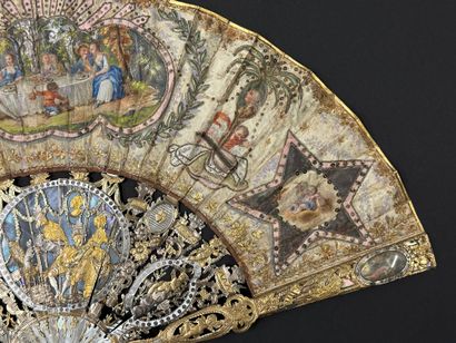 L'amour rémouleur, fan with animation, France,...