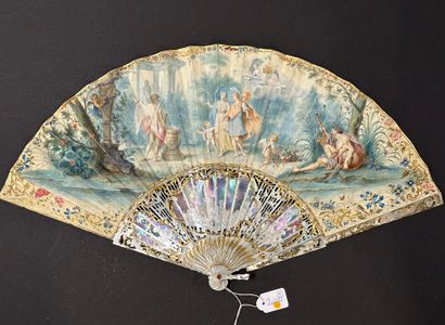 Antique wedding, Europe, circa 1840 
Folded...