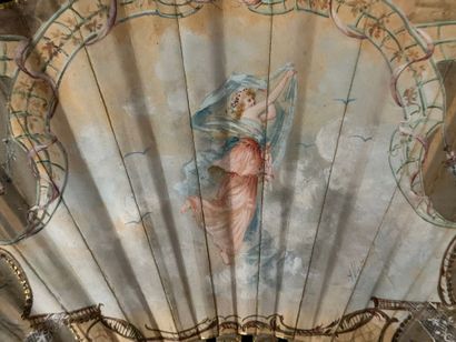 Among the veils, France, circa 1900 
Folded...