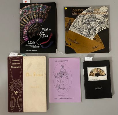 Four books and a booklet on fans in German...