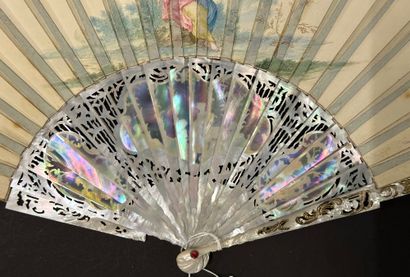 Antique wedding, Europe, circa 1840 
Folded...