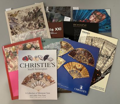 Eleven auction catalogs from Paris and London:...