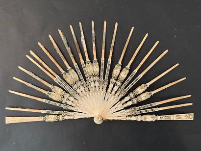 Four fan mounts, Europe, 19th century
One...