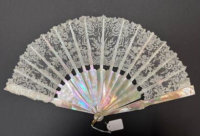 Mother-of-pearl burgau, Europe, circa 1880-1890...