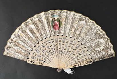 Three fans, Europe, 19th century

*The first,...