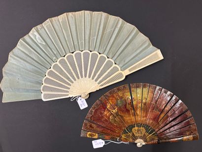 Two fans, Europe, circa 1880-1900
*The first...