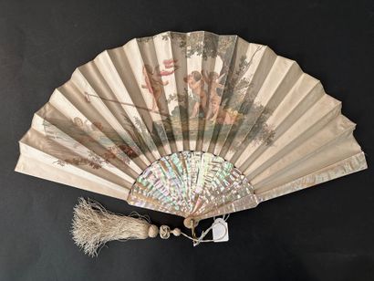 Four fans in the Lauronce style, France,...