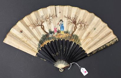 Two fans, Europe, circa 1780
* The 1st, in...