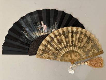 Two fans, Europe, late 19th-early 20th century...