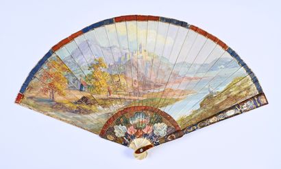 The bouquet, circa 1900 
Broken bone fan...