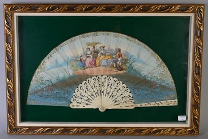 L'enfant , France, circa 1850
Folded fan,...