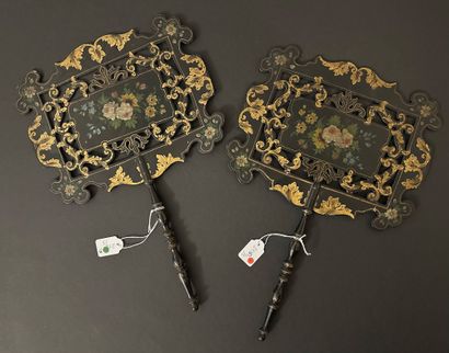Pair of hand screens, France, 19th century

*The...