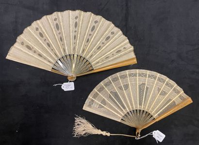 Three fans, Europe, circa 1900
*The 1st,...