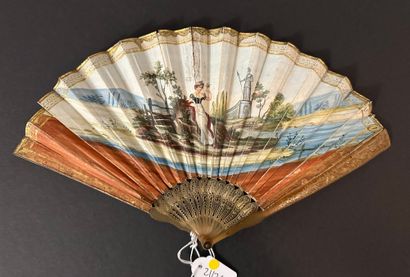 The little bird, France, circa 1820 
Folded...