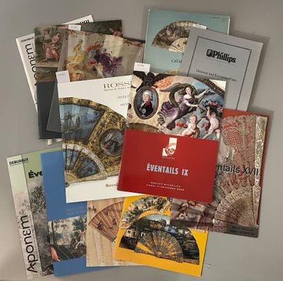 Twelve fan auction catalogs: Catalogus 293,...