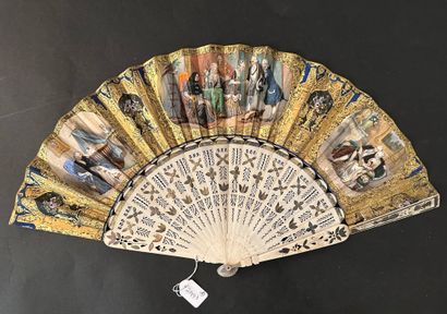 Three fans, Europe, 19th century

*The first,...