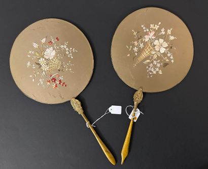 Pair of hand screens, France, 19th century

*The...