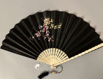 Three fans with flowers, France, circa 1890

*The...