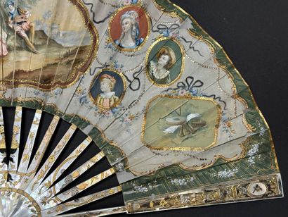 In the taste of Watteau, France, circa 1890-1900
Folded...