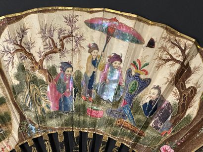 Two fans, Europe, circa 1780
* The 1st, in...