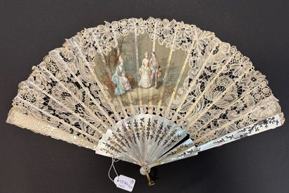 Promenade galante, France, circa 1900
Folded...