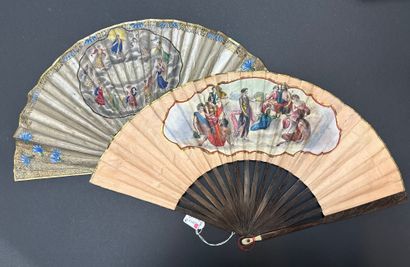 Two fans, France, circa 1830-1840

*The first,...