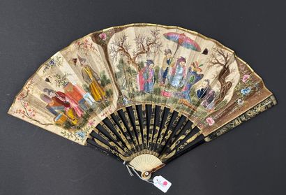 Two fans, Europe, circa 1780
* The 1st, in...