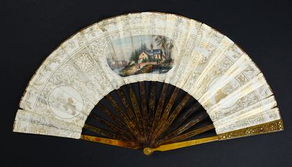Spanish dance, France, circa 1830 
Folded...