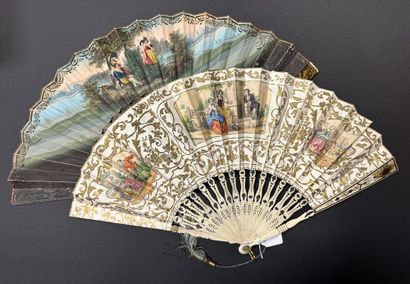 Two fans, France, circa 1840-1850
*The first,...