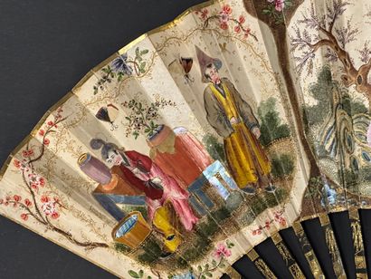 Two fans, Europe, circa 1780
* The 1st, in...