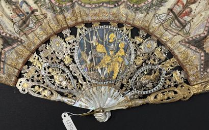 L'amour rémouleur, fan with animation, France,...
