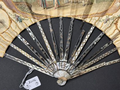 Play, Europe, circa 1770-1780 
Folded fan,...