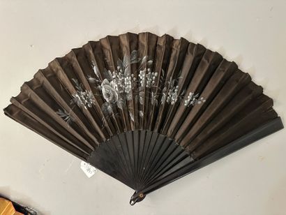 Set of six fans, Europe, late 19th-early...