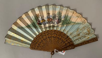 Three fans, Europe, 19th century

*The first,...