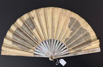 Among the veils, France, circa 1900 
Folded...