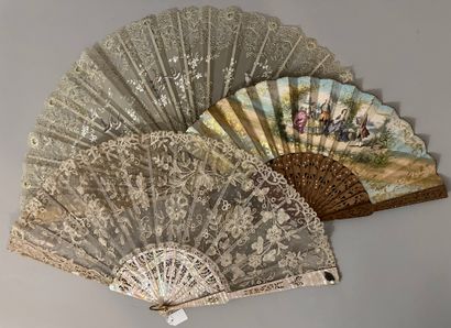 Three fans, Europe, 19th century

*The first,...
