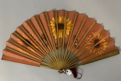 Three fans with flowers, France, circa 1890

*The...