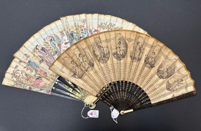 Two fans, Europe, circa 1780-1800

*The first,...