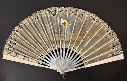 À la barrière, France, circa 1890 
Folded...