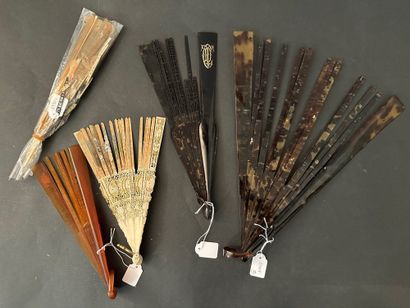 Four fan mounts, Europe, 19th century
One...