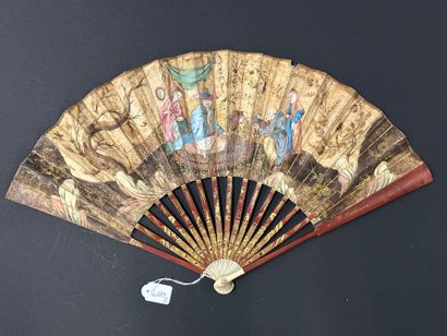 Two fans, Europe, circa 1780
* The 1st, in...
