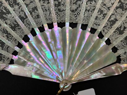 Mother-of-pearl burgau, Europe, circa 1880-1890...