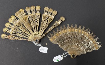 Optics, France, circa 1820 
Two 