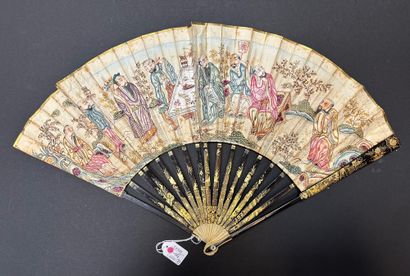Two fans, Europe, circa 1780-1800

*The first,...
