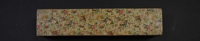 Wooden box, Europe, 19th century 
 Interior...