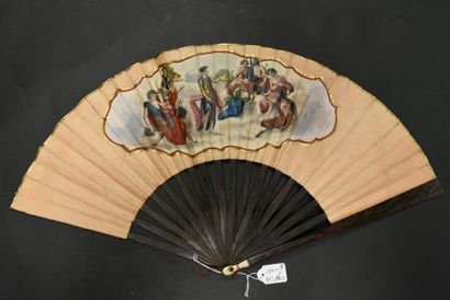 Two fans, France, circa 1830-1840

*The first,...