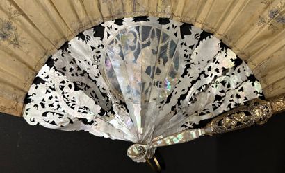 L'amour rémouleur, fan with animation, France,...